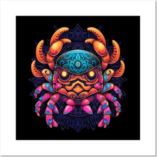 Crab Halloween Posters and Art